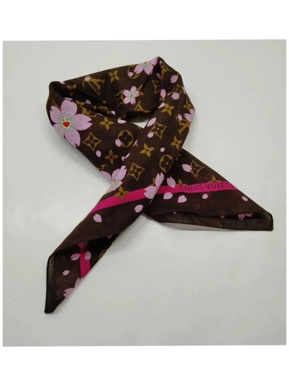 Authentic Louis Vuitton Murakami Cherry Blossom Scarf